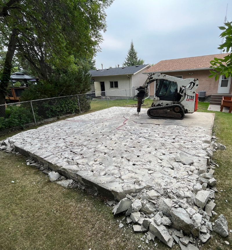 concrete removal winnipeg